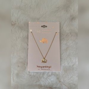 Lauren Conrad 16” Mini Elephant Necklace - Gold